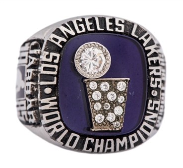 1985 Kareem Abdul Jabbar LA Lakers NBA Champions Salesman Sample Ring